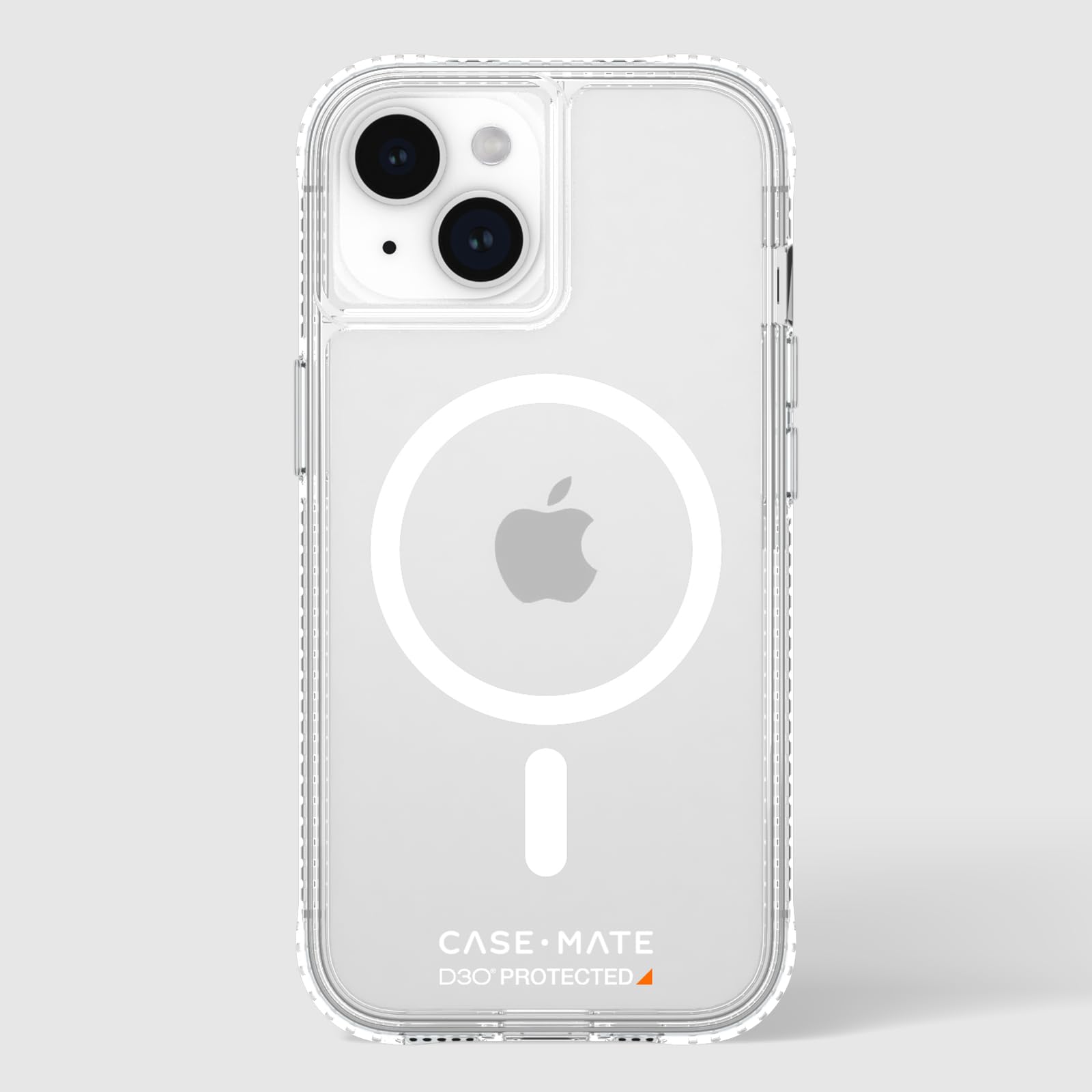 CASE-MATE Funda Transparente Ultra Resistente [protección contra caídas D3O de 16 pies] [Compatible con imán] Funda Delgada para teléfono de 6.1 Pulgadas, Material Absorbente de Golpes, antiamarillo,