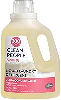 Vista 14 de The Clean People - Detergente líquido para ropa con envase reciclable, combate las manchas - Ultra concentrado, jabón para lavar ropa - Detergente