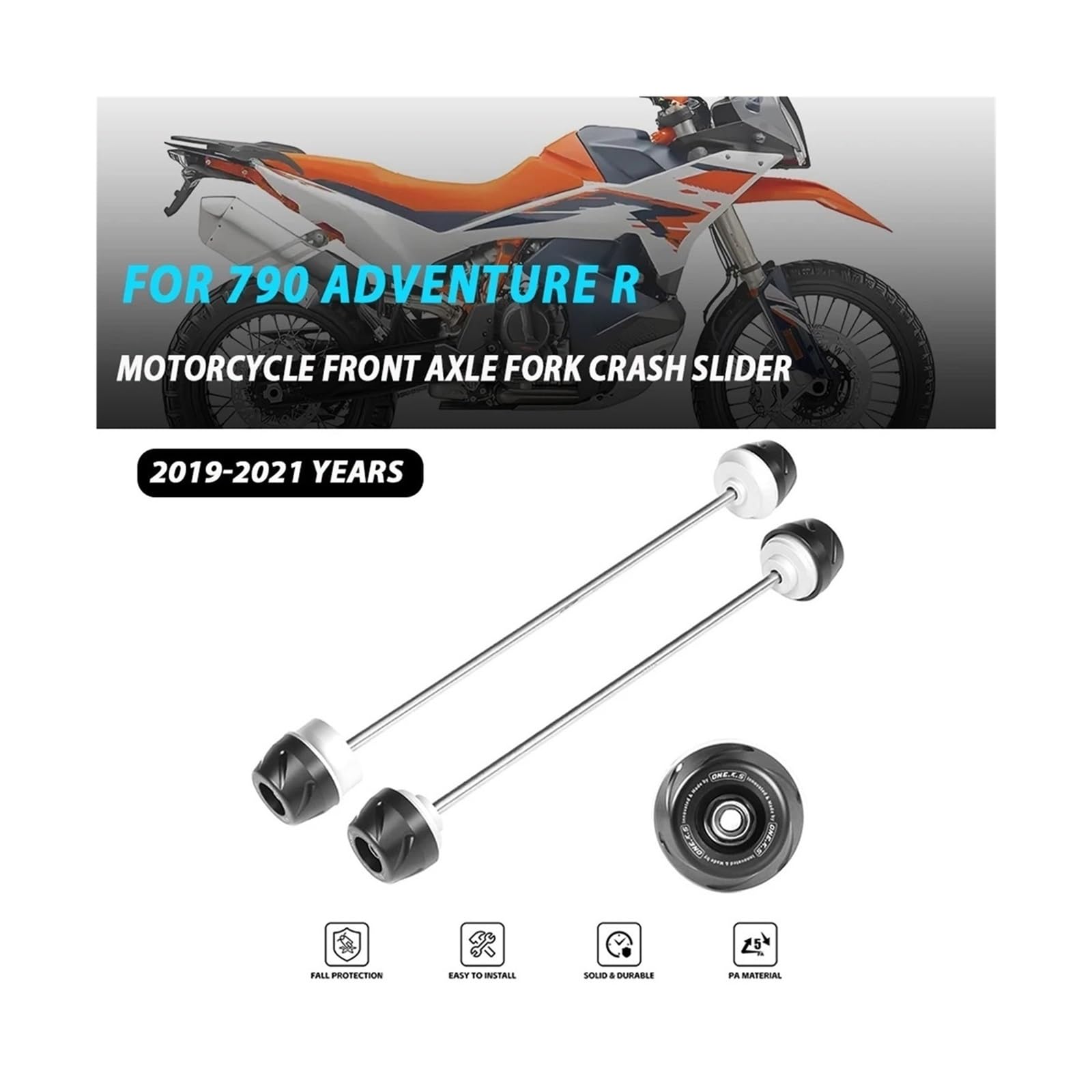 Moto Tamponi Paratelaio Protezione Anticollisione Di Motocicletta Per ADVENTURE R, Accessori Scorrimento Forcella Anteriore E Posteriore
