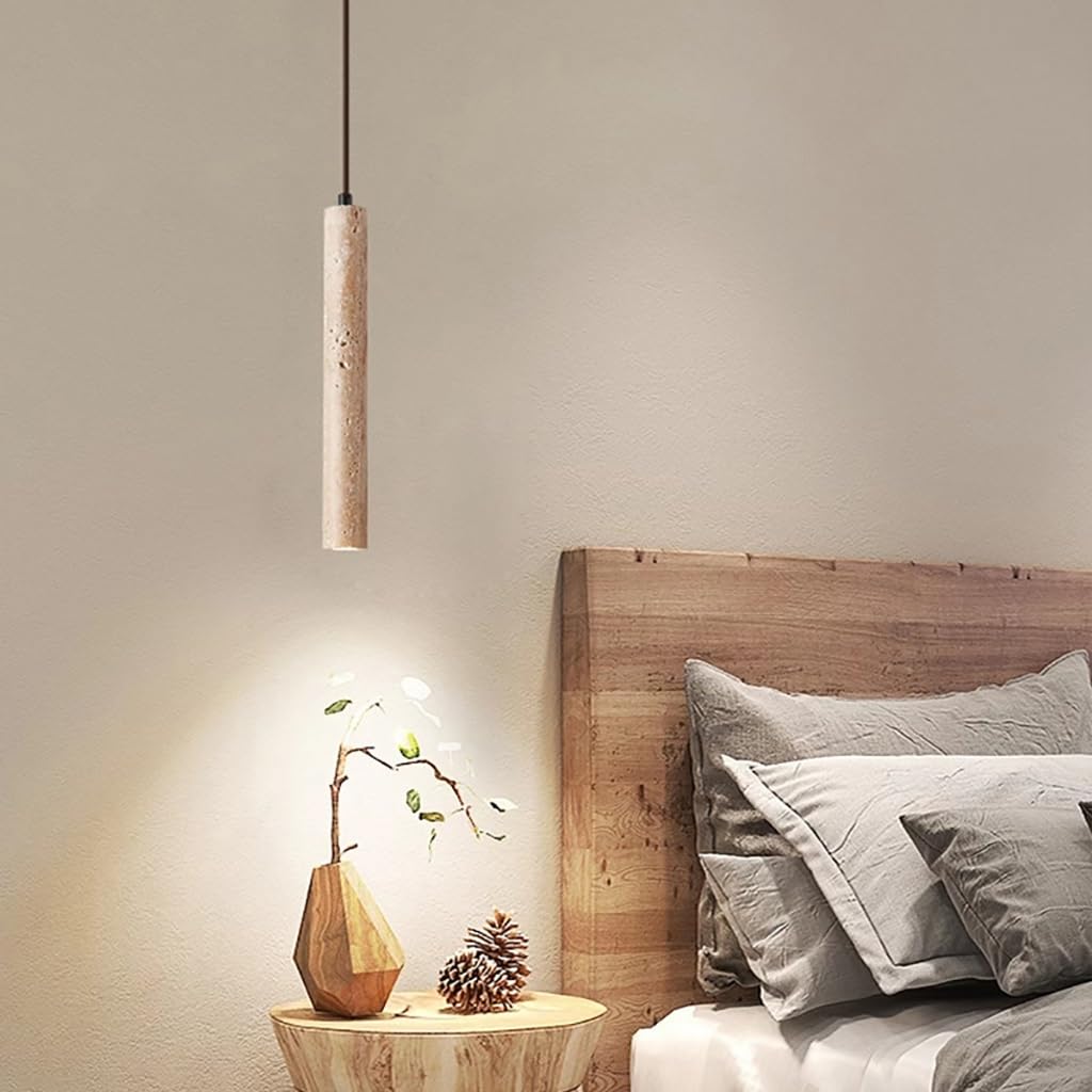 Retro Stil Pendelleuchten Gelbe Stein Pendelleuchten Kronleuchter Im Stil Wabi Sabi Dekorative Beleuchtung Pendellampe Verstellbare Pendelleuchte Für Schlafzimmer Flur Bar(2 Pack)