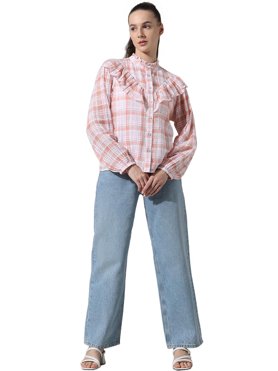 Women's Regular Fit Shirt (15334600-Cloud Dancer_Cloud