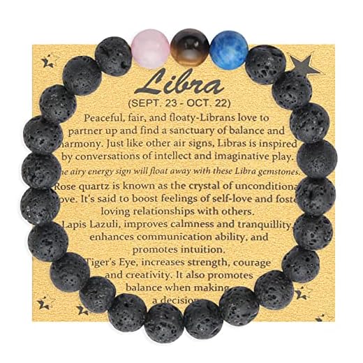 Zodiac Crystal Beads Bracelet for Women