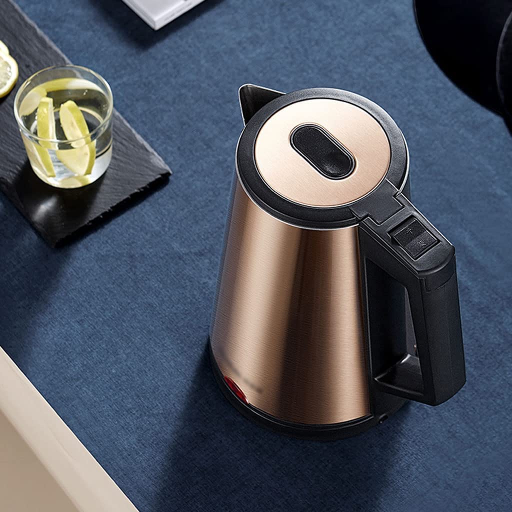 Bollitore elettrico classico con manico integrato, bollitore d'acqua con design a beccuccio grande, bollitore d'acqua da 1,7 l, 1830 W, facile da usare