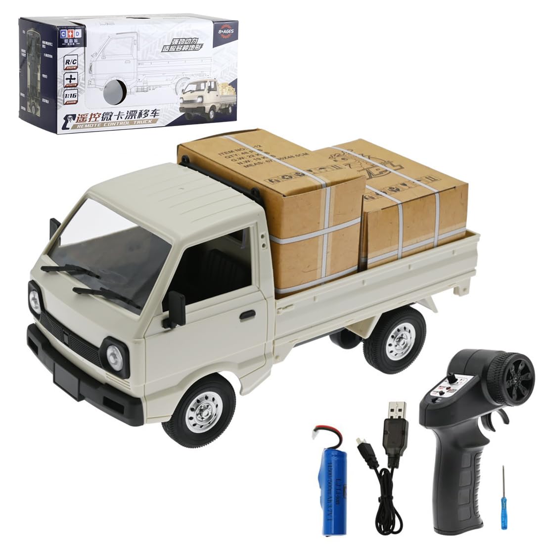 WPL D12 1/16 Remote Control Drift Pickup WPL D12 1/16 - 2.4GHz