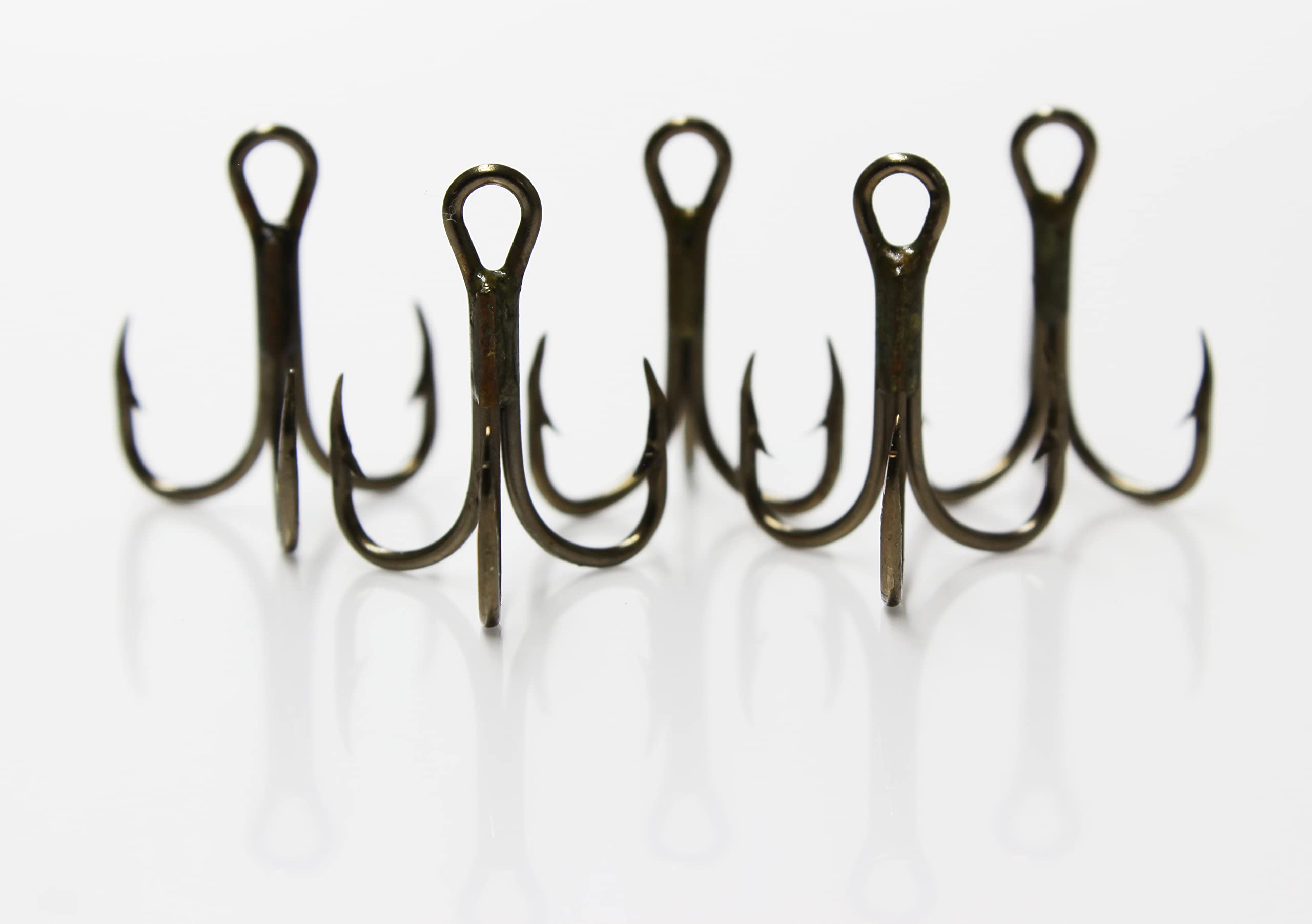 Amazon.co.jp: EAGLE CLAW トレブルフック #8 ブロンズ : スポーツ