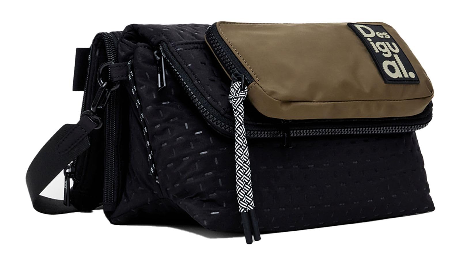 Desigual Damen Schwarz Bag_modularis Termo Venec, 2000 Negro, U