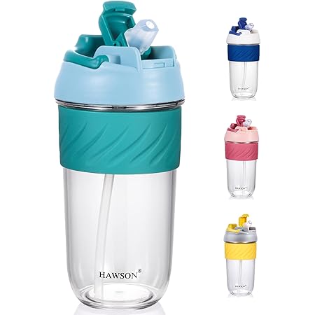 Amazon ストローボトル 水筒 スポーツボトル 450ml ドリップボトル Tritanプラスチック カラーボトル Bpaフリー 広口 ミニ 直飲み 漏れ防止 耐熱 軽量 おしゃれ コーヒー 子供 大人 オフィス アウトドア 登山 グリーン 水筒 マグボトル オンライン通販