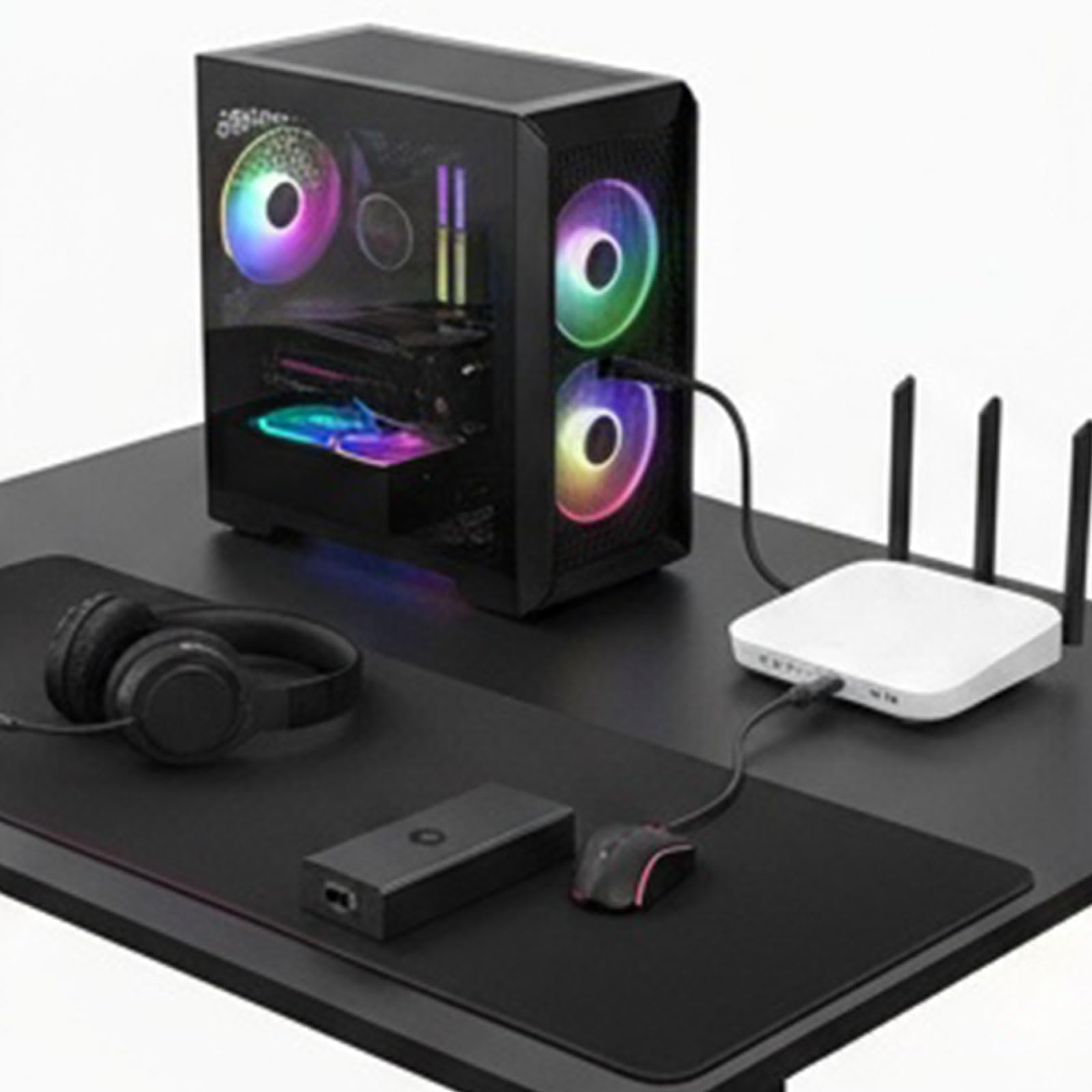 USB 4 10Gbps Ethernet Adattatori Scheda di rete ad alta velocità compatibile per computer portatili