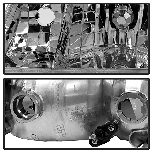 Xtune Crown Victoria Crystal Headlights With Corner Lights Set Chrome Housing With Clear Lens #TOP3