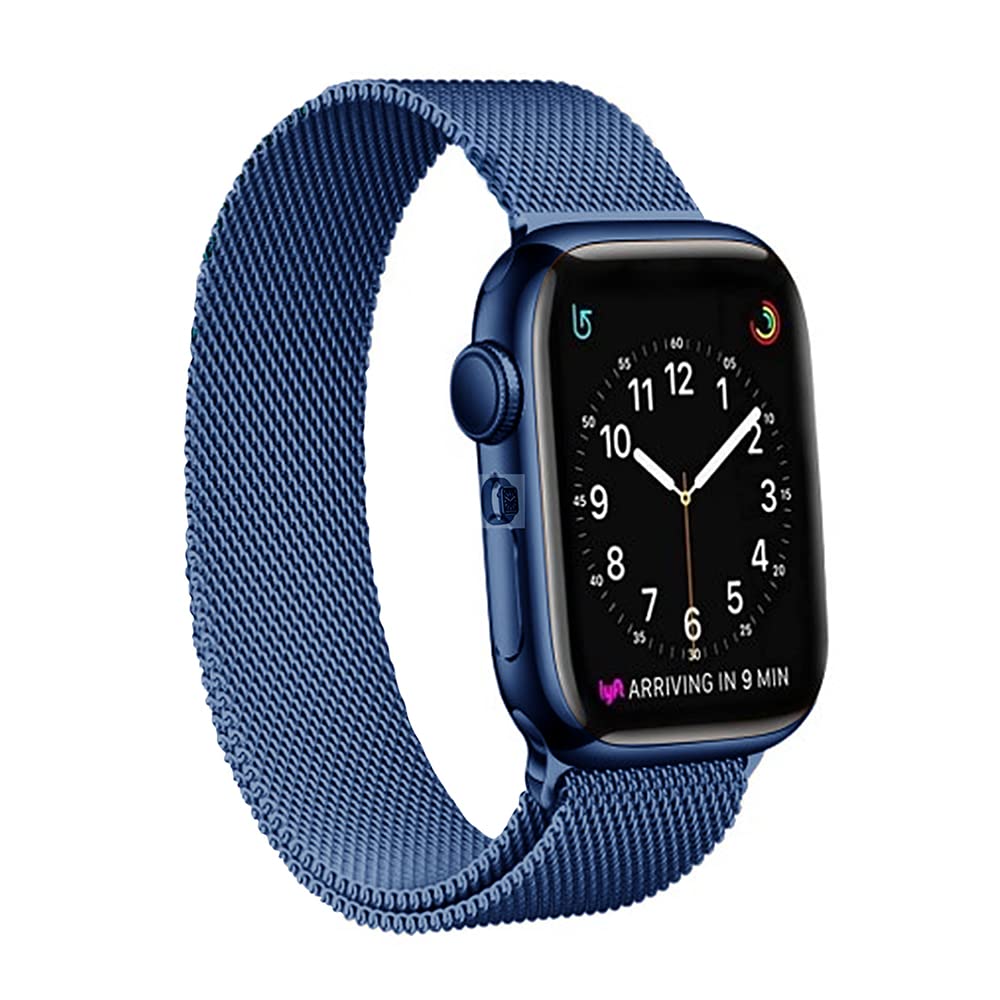 Pipa BellaBy Nykaa Fashion Solid Teal Trendy Smart Watch Strap Compatible With I-watch Series Comfortable Band Fit | Simple Design | Secure Fit (Dial Size 38)