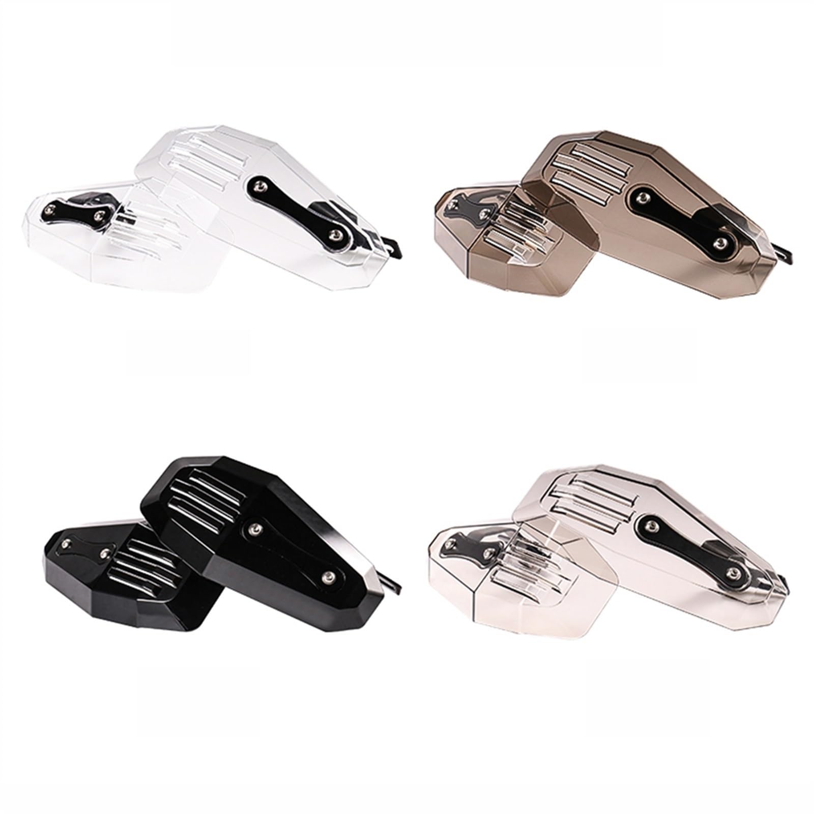Componenti Per Moto Scudo Antivento Protezioni Per Maniglie Per Retrò Per Kawasaki(Transparent)