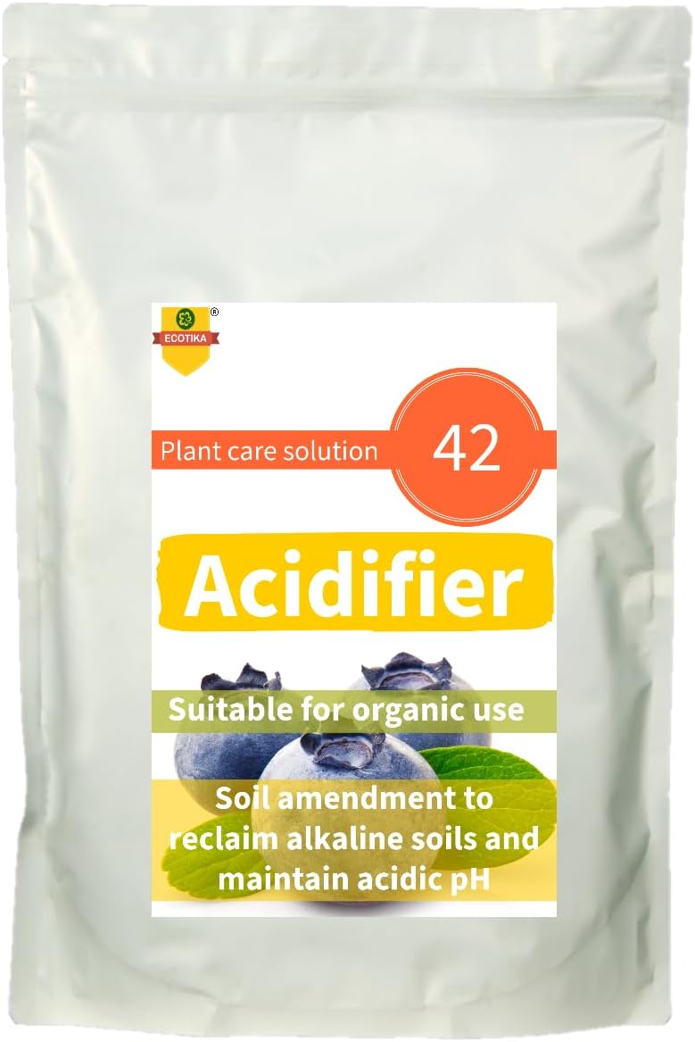 Ecotika Soil Acidifier | Soil pH management | Suitable for organic gardening | Contains Sulphur (900 Grms)