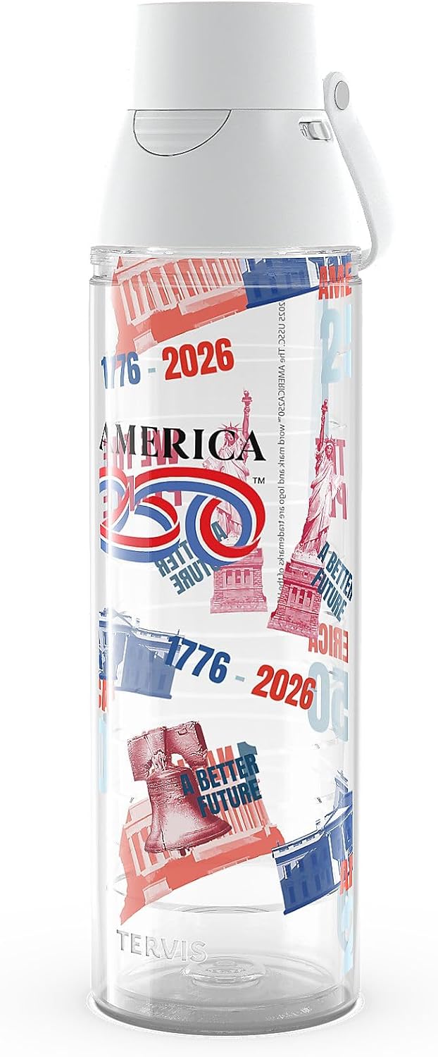 Tervis Venture Lite America250 - All Over Made in USA Double Walled Insulated Tumbler Travel Cup Keeps Drinks Cold & Hot,