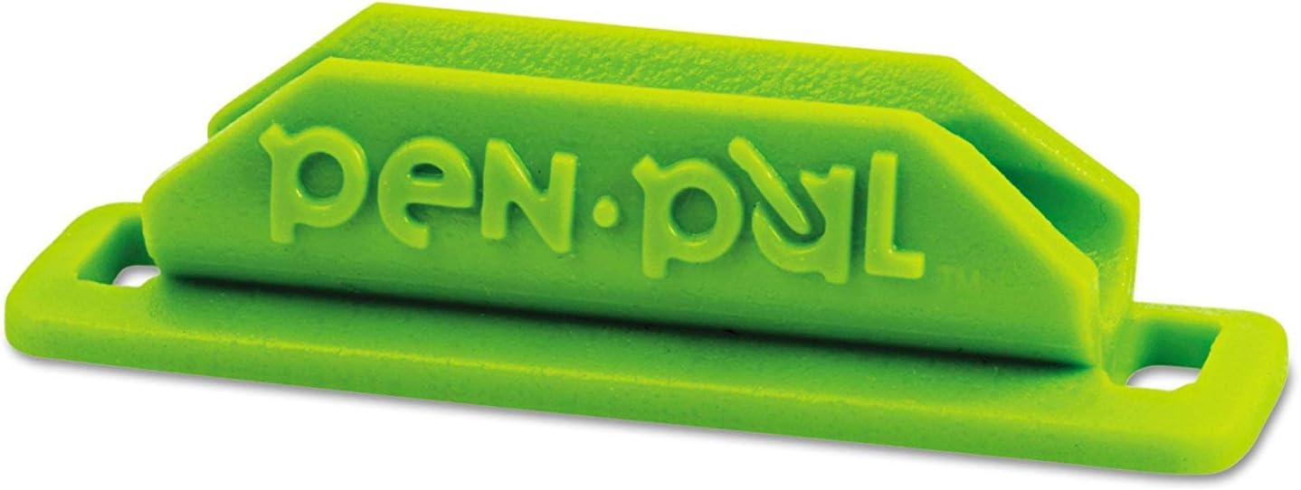 Tops Penpal Rubber Pen/Pencil Holder, 5/8 x 2 5/8 x 5/8 Inches, Assorted Colors, 12 Packs [Includes 12 Holders Only - Picture Show Assortment Of Colors] : Office Products