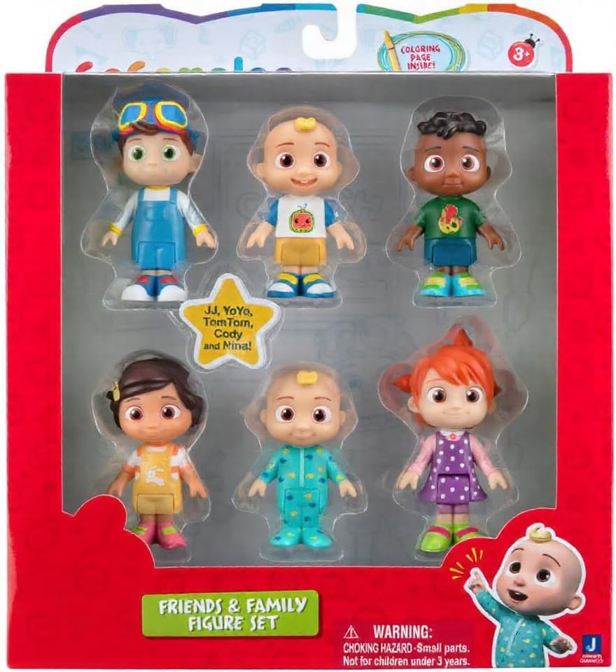 Space Enterprises Co Melon JJ, Yoyo, Tom, Cody y Nina Toy, Multi-Coloured