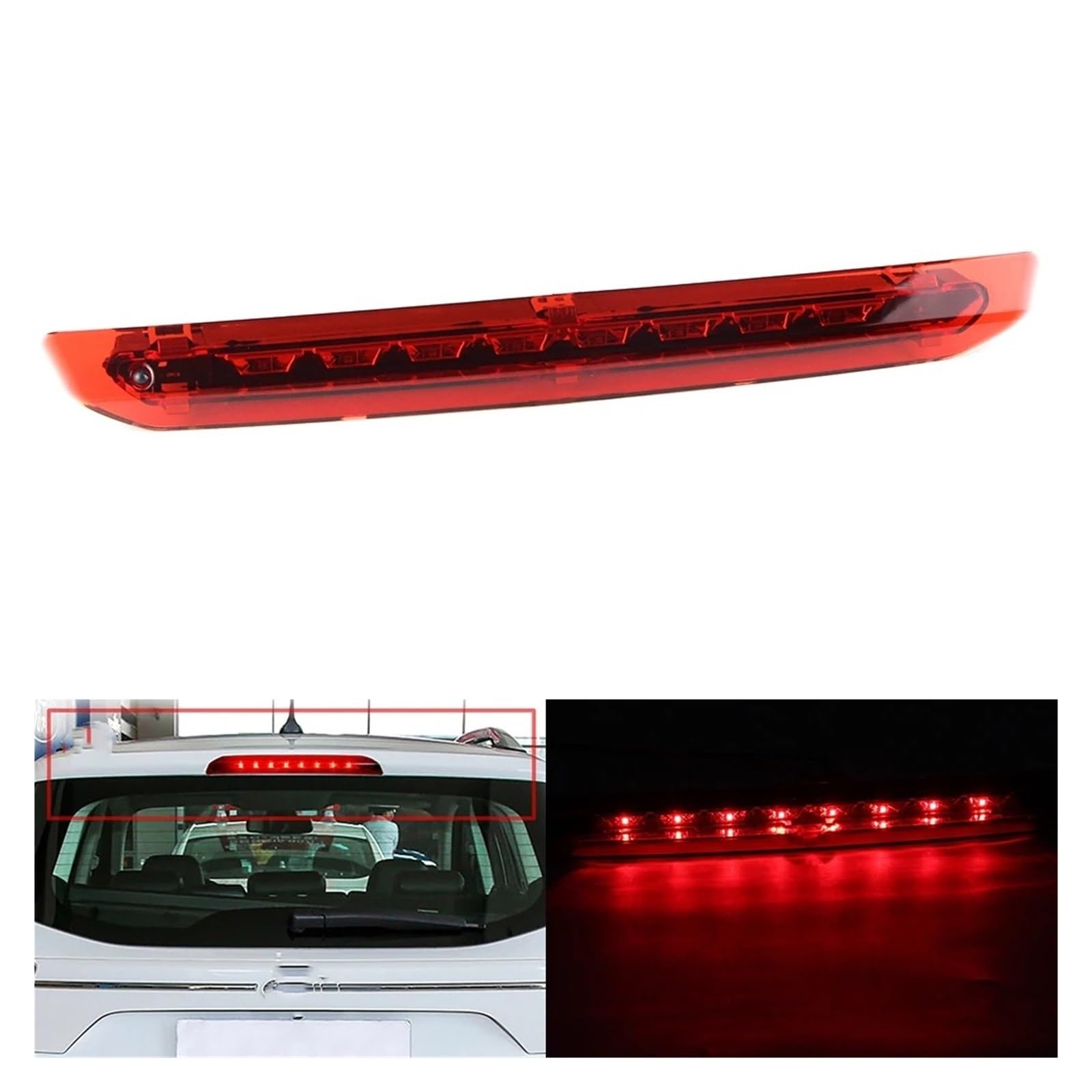 Luce Stop Centrale Alta LED Terza Luce Stop per Ford per Escape 2013 2014 2015 2016 2017 2018 CJ5Z-13A613-B Auto 3rd Tercera Luz Freno