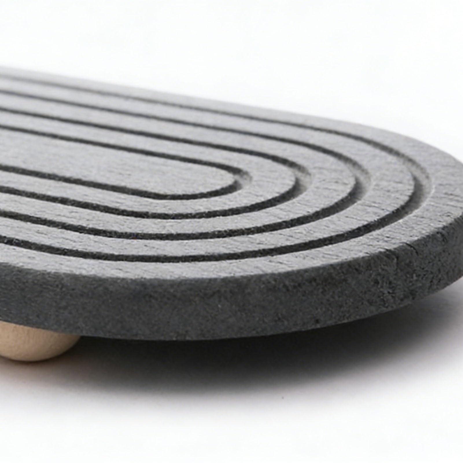 YWBL-WH Vassoio Asciugapiatti in Pietra, Tappetino Assorbente in Diatomite Ad Asciugatura Rapida con Piedini Antiscivolo in Legno, per Organizzare Saponi, Spugne (30x10 cm / 11,8x3,9 pollici)
