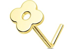 Delicate Heart Nose Stud: A Timeless Adornment for Your Radiance