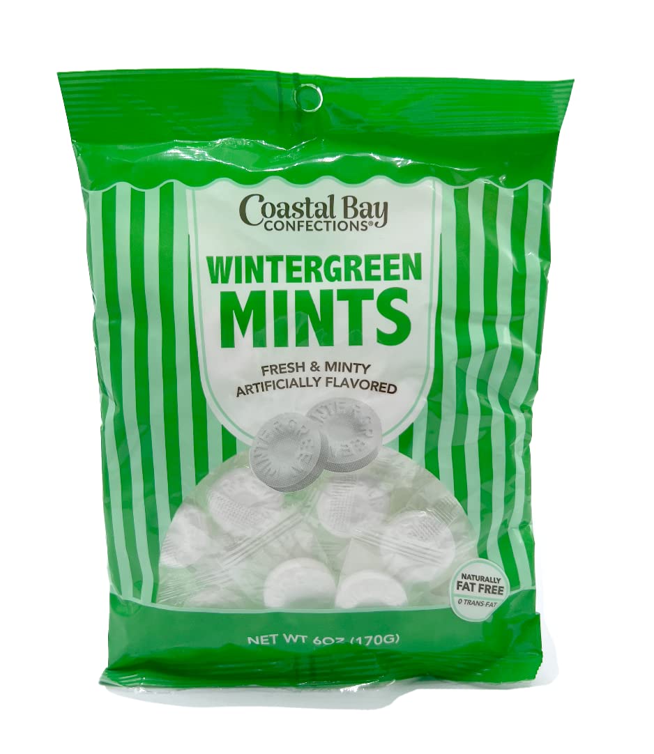 Coastal Bay Wintergreen Mint, Naturally Fat Free, 0 Trans