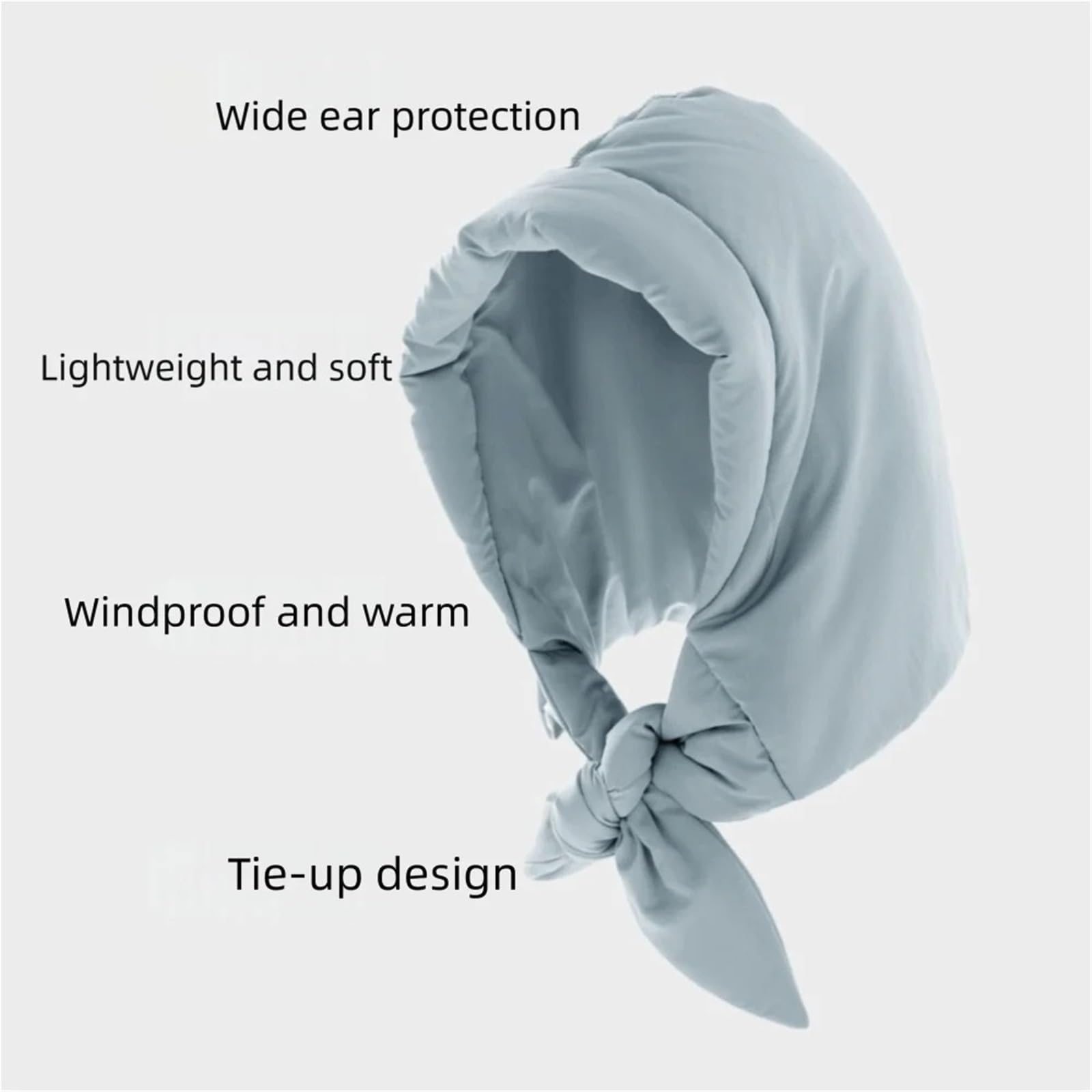 Pañuelo for la Cabeza de Invierno Grueso a Prueba Viento, diseño hojaldre, Capucha cálida, Repelente al Agua, Bufanda Triangular, 2 uds para Deportes Al Aire Libre
