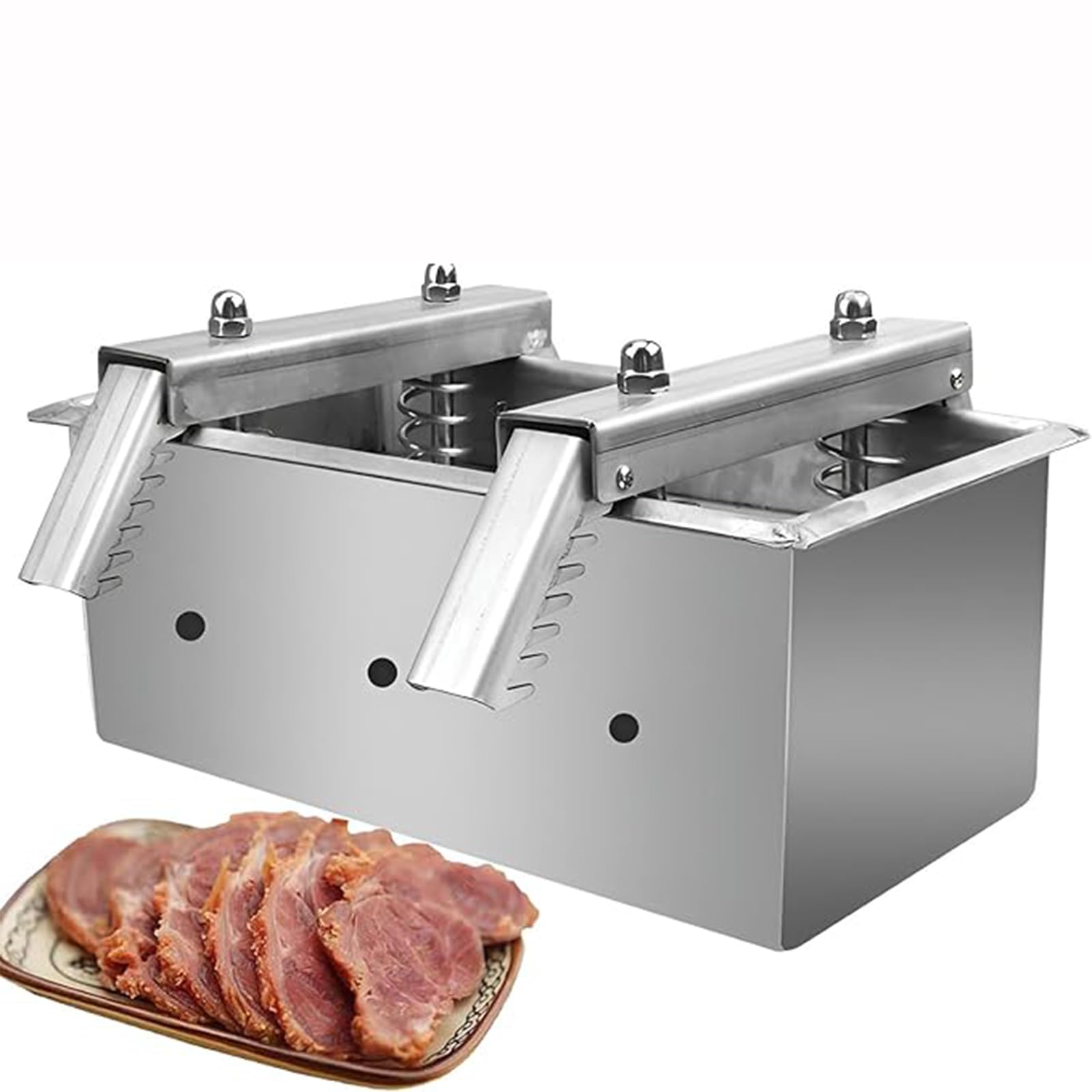 Forma do wyciskania mięsa Hamburger & Beef Brick Shaping Tool do grillowania, modelowania wieprzowiny, łatwe czyszczenie stal nierdzewna