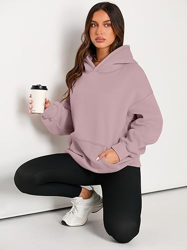 Miniatura 5 de EFAN - Sudadera con capucha para mujer - Sudadera de vellón sobredimensionada con mangas largas para otoño e invierno, ropa de moda inspirada