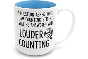 Lennymud Counting Stitches Mug: A Stitch in Time Keeps the Blues Away
