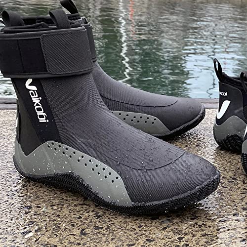 Junior Speed Grip High Cut Dinghy Wetsuit Boots - Black VK-217-BK-J4