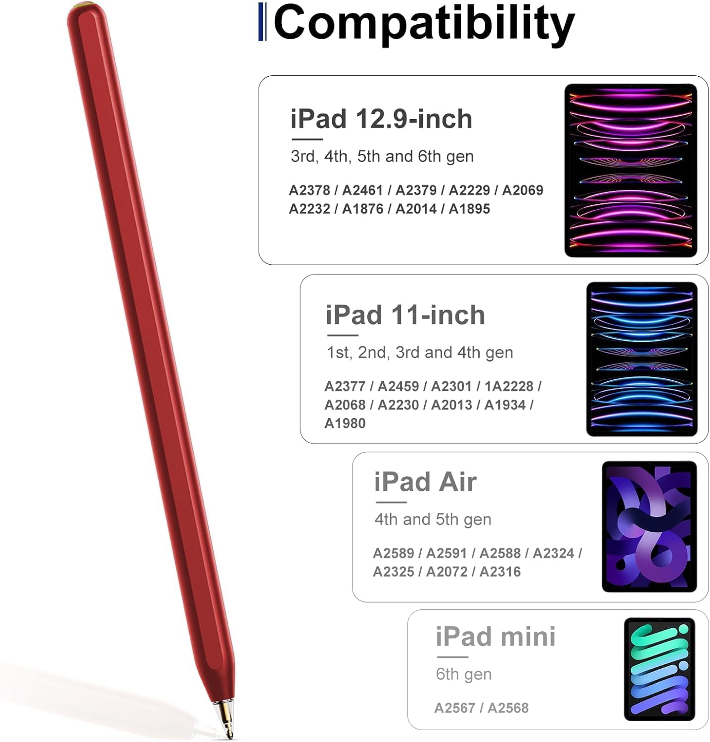 iPad＋Apple pencil QLAYA for Apple Pencil iPad 10th Generation/9th Generation iPad