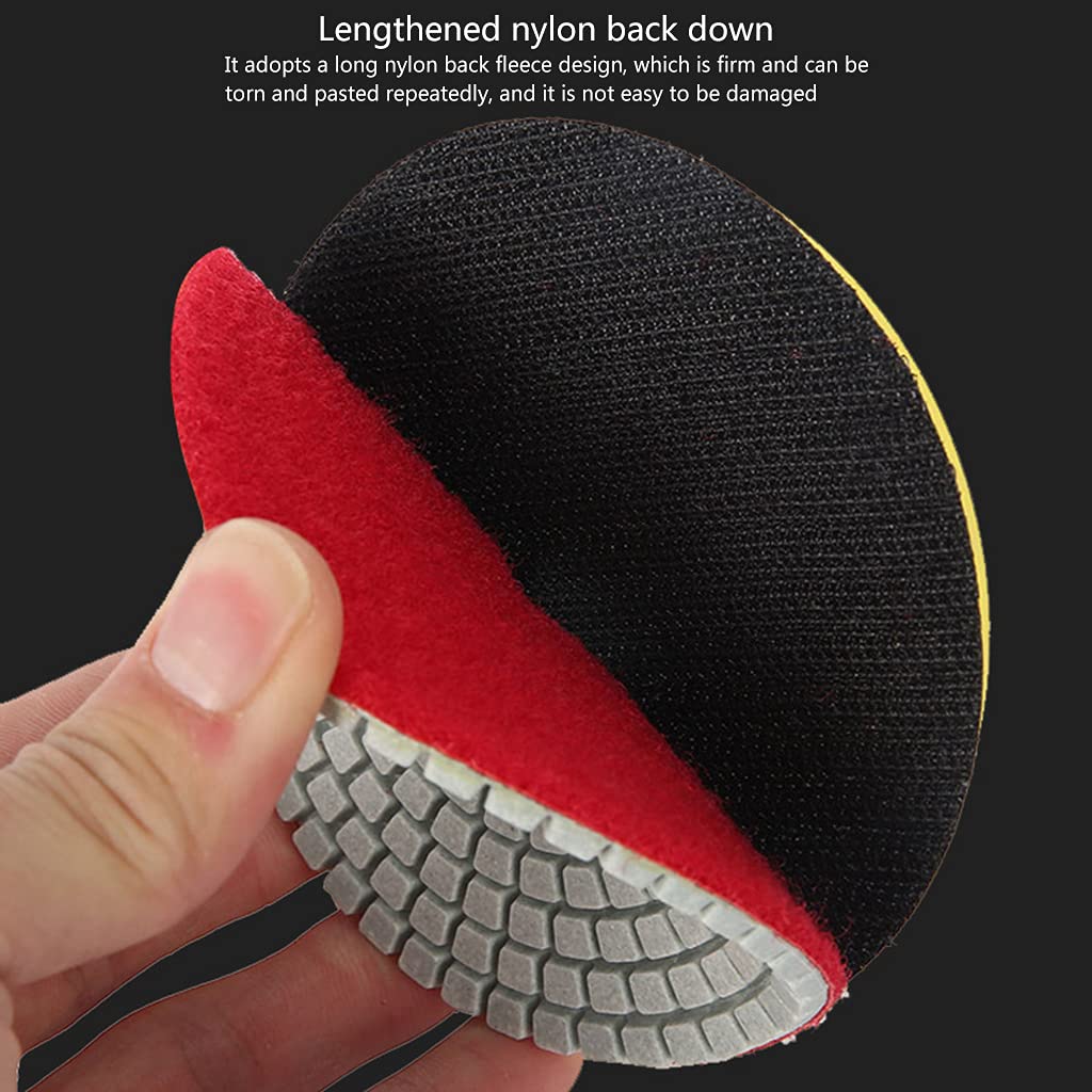 Polierpads Gummi für Marmor Stein Schleifpads Polierpads Bohrer Adapter und Haken