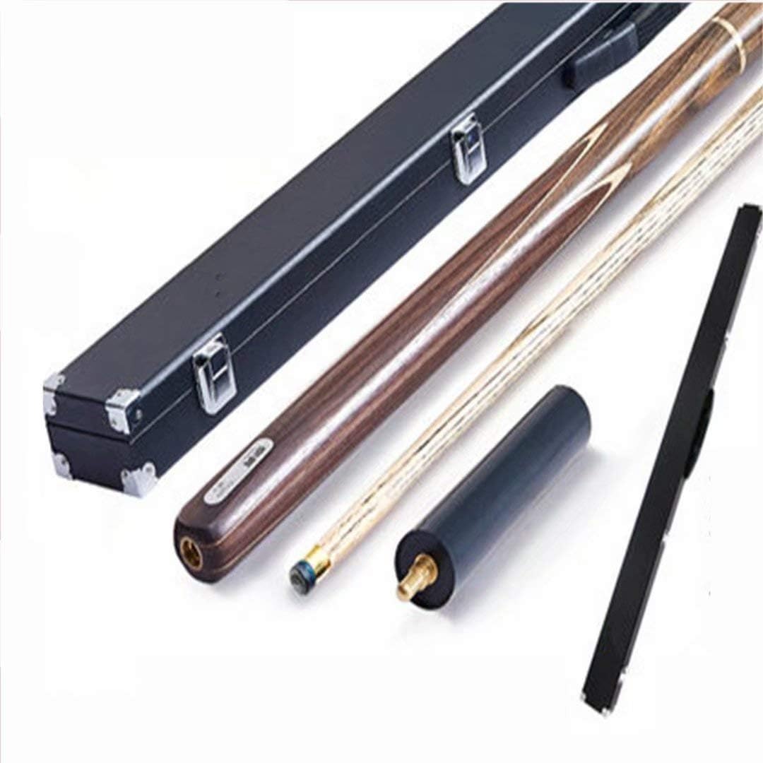 WAGLOS Snooker Cue Set 3/4 Pool Cue Sticks with Extensions and Deluxe Hard Case