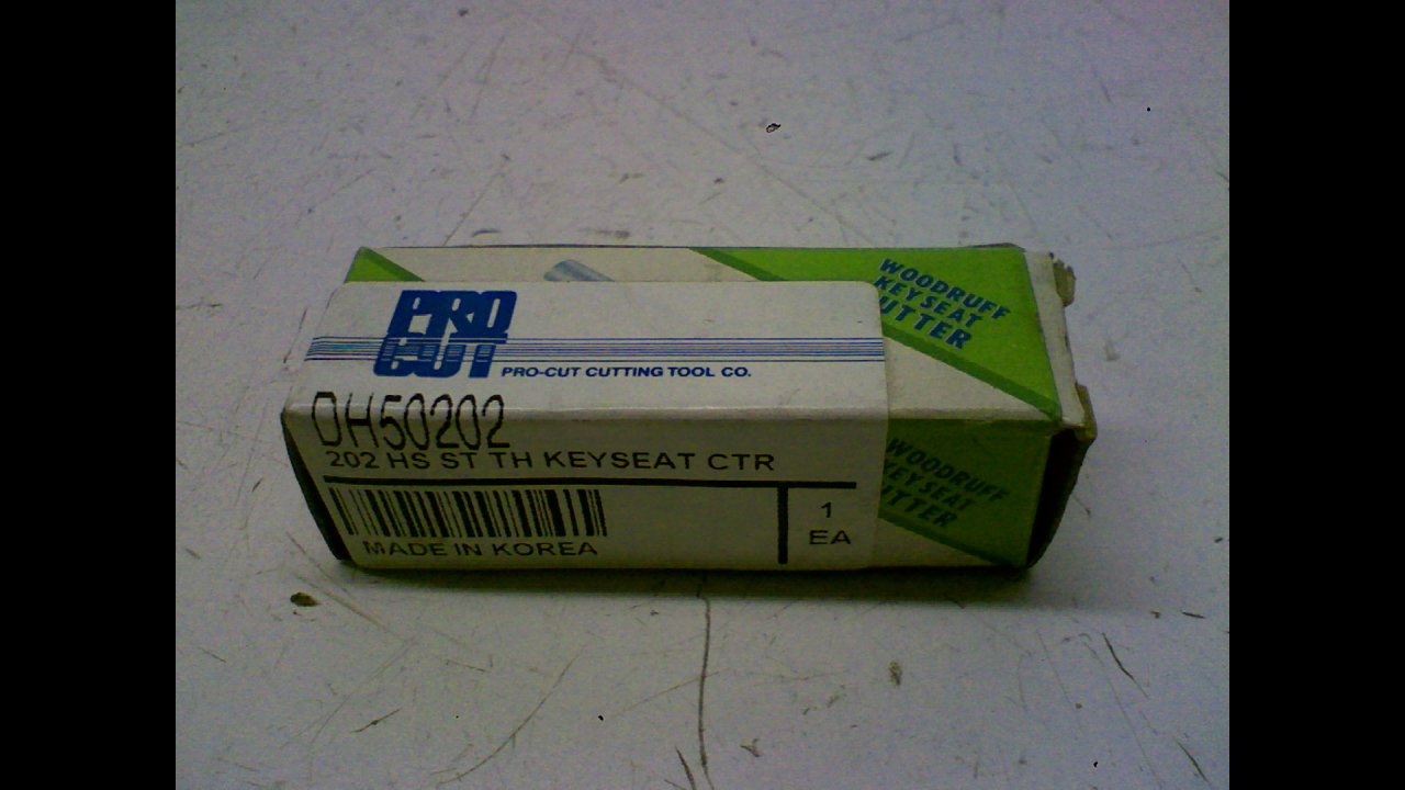 Pro-Cut Dh50202 Straight Teeth Keyseat Cutter 1/4 Inch Diameter Dh50202