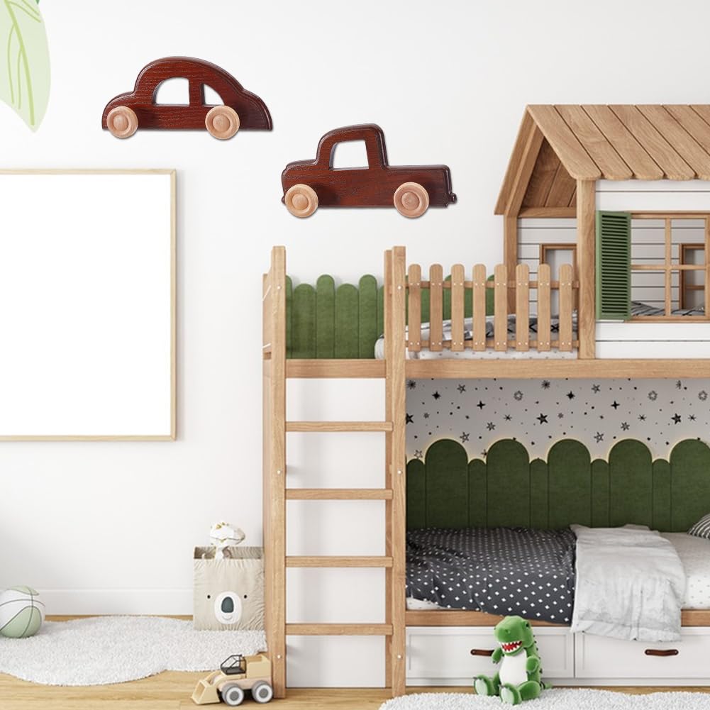 NBEADS 3 pz 3 stili Porta Abiti Da Parete In Legno, Ganci da parete a forma di autoResistente, per Bagno Camera Da Letto Porta Ingresso Decorazione Appendere Cappotti Cappelli Borse Asciugamani Chiavi
