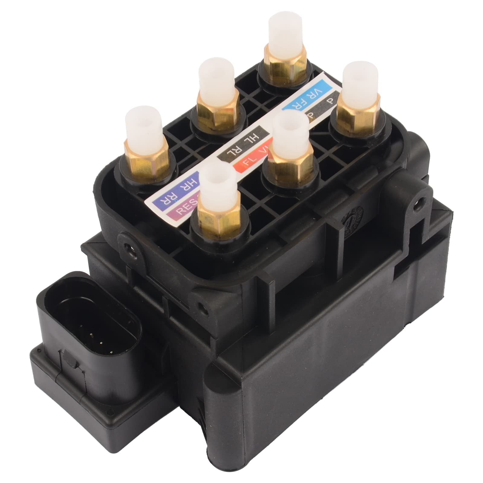 Bloque de Válvulas de Amortiguación Neumática Unidad de Válvulas 4F0616013 Compatible con A6 Allroad C6 (4FH) 2.7 TDI 3.0 TDI A6 C6 (4F2) Compatible con Bentley Continental Convertible