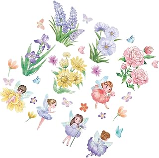 ADOCARN Elf Adesivo De Parede Decoração Para Casa Adesivos Adesivos Para Escritório Flor Adesivos De Parede Girassol Decalque De Parede Primavera Adesivo De Parede Adesivo De Parede