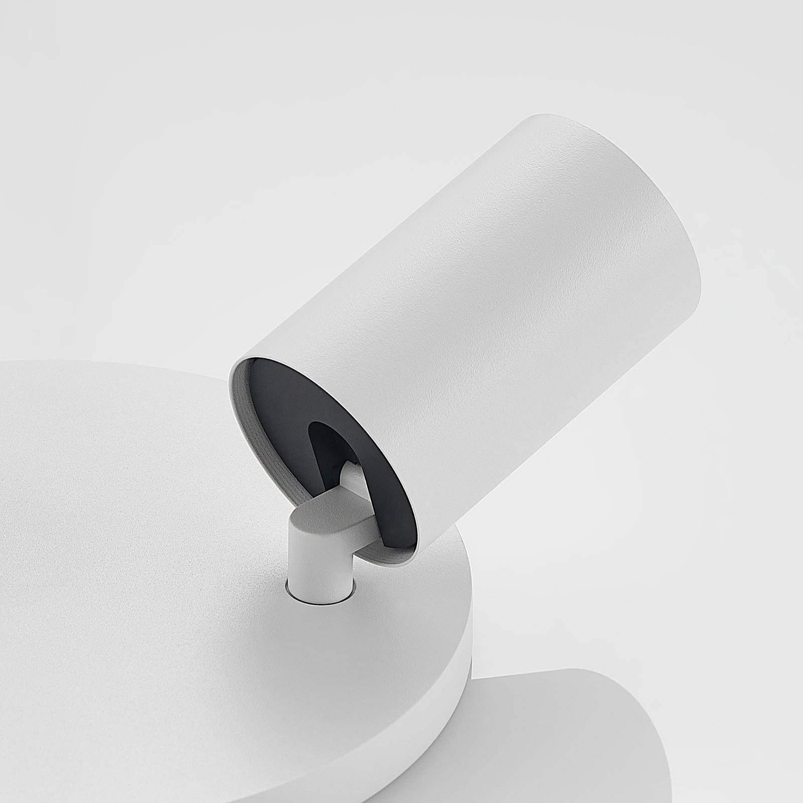 Arcchio Spot Brinja à intensité variable (Moderne) en Blanc Aluminium e. a. pour Couloir (à 2 lampes, GU10) Lampe encastrable plafonnier applique