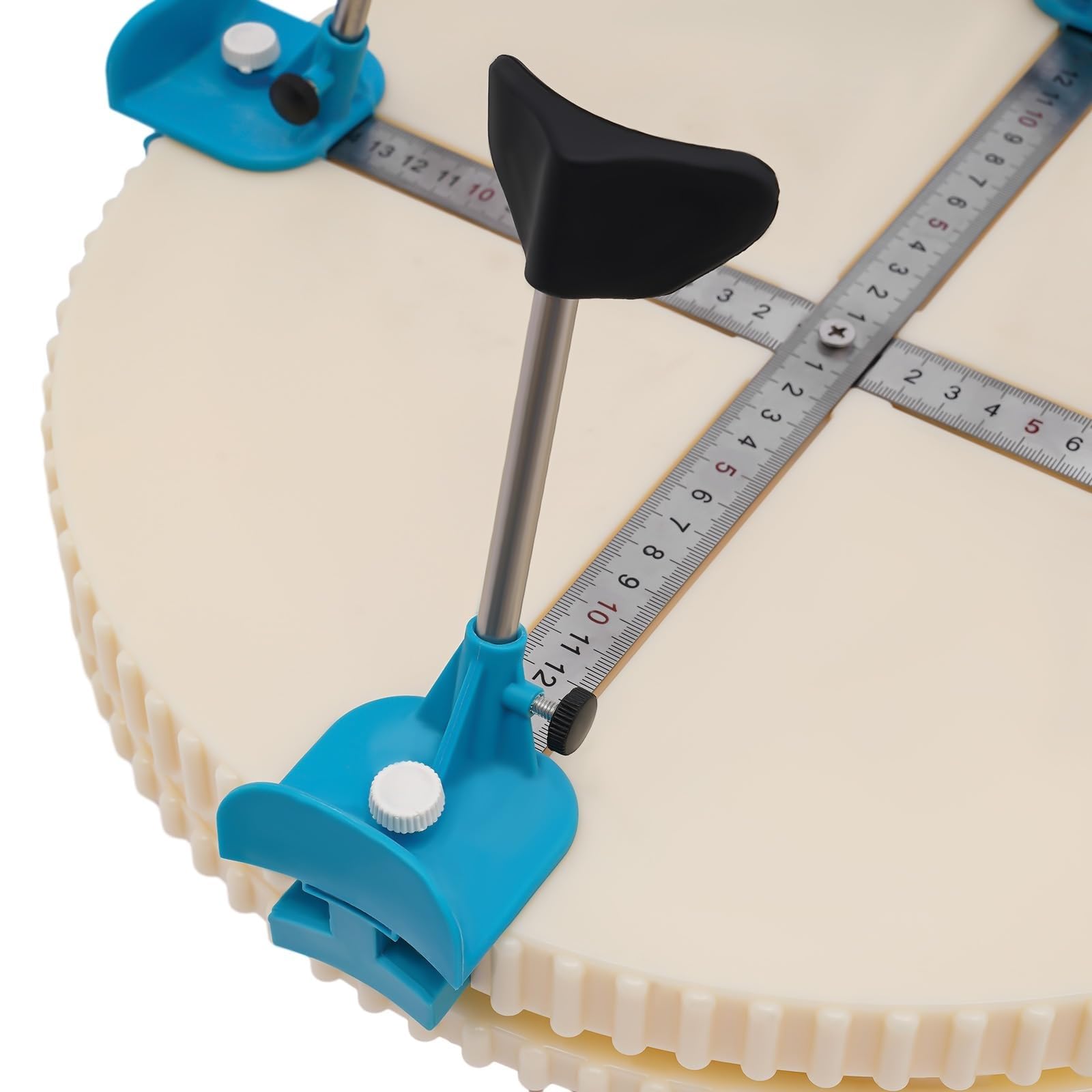 Morsetto per giradischi per macchine ceramiche, morsetto triangolare regolabile per il fissaggio di ceramica, morsetto per giradischi per rifilatura ceramica