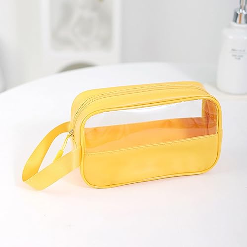 Miniatura 10 de ANEMEL Neceser de viaje bolsa de lavado impermeable portátil organizador de accesorios de viaje, Rosado