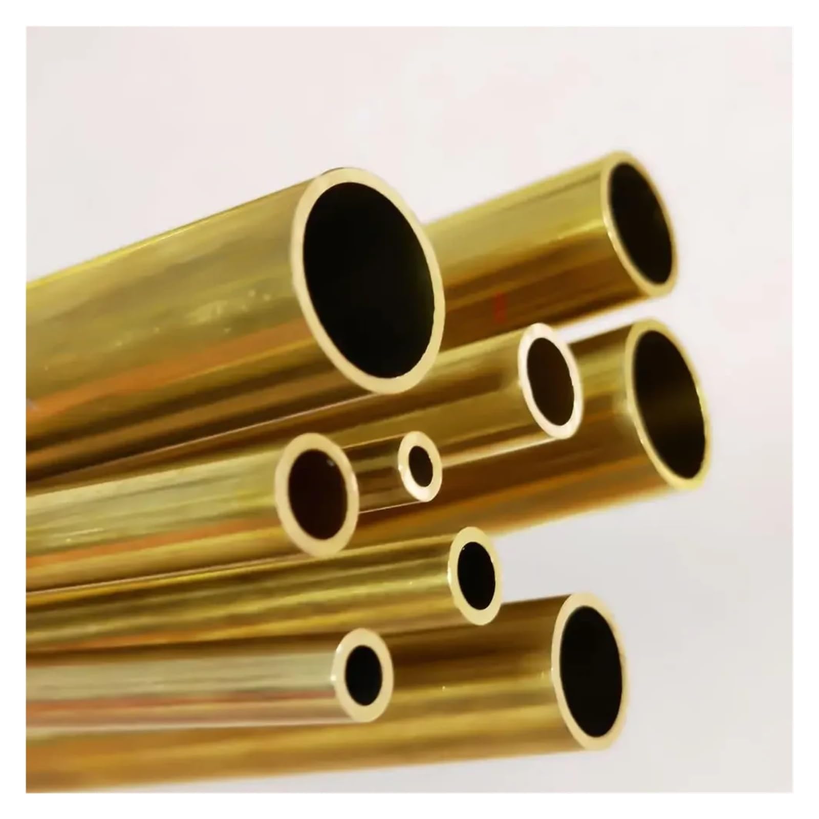 Tube en Laiton OD 16-38 mm Longueur 300 500 mm Tube Rond en Alliage de Laiton Droit Grand diamètre extérieur Épaisseur précise 0,4-3(300mm,OD 22 x ID 18mm)