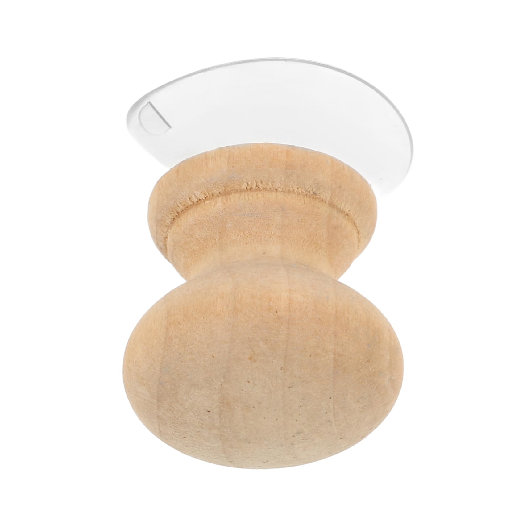 Uonlytech 5 Piezas regla de succión acolchado tela regla de costura herramientas de regla Madera Beige