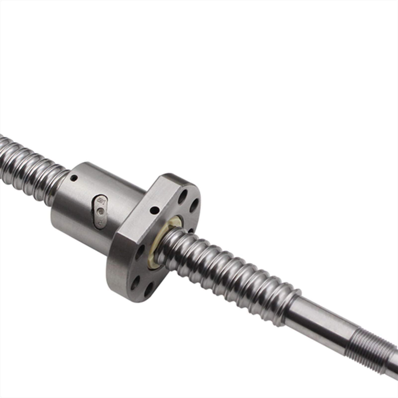 SFU1605 600mm Kugelumlaufspindel Antibacklash Kugelumlaufspindel Gewindemutter Spielfrei ohne Endstützen 600mm Rolled Ballscrew für CNC