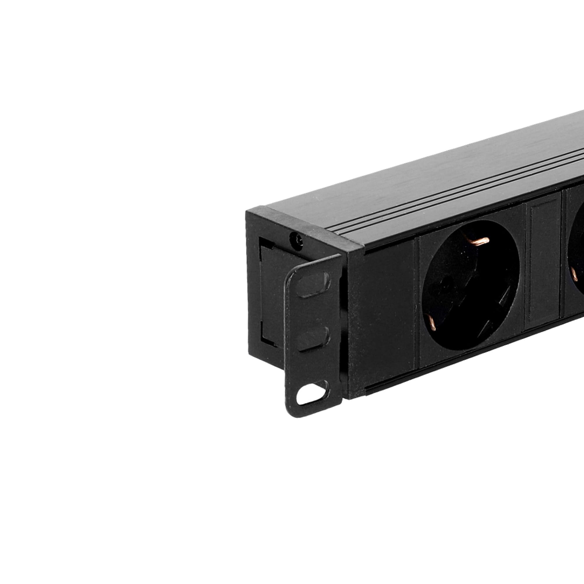 Adam Hall Cables 87470 - Base de Enchufes 4 Tomas Schuko