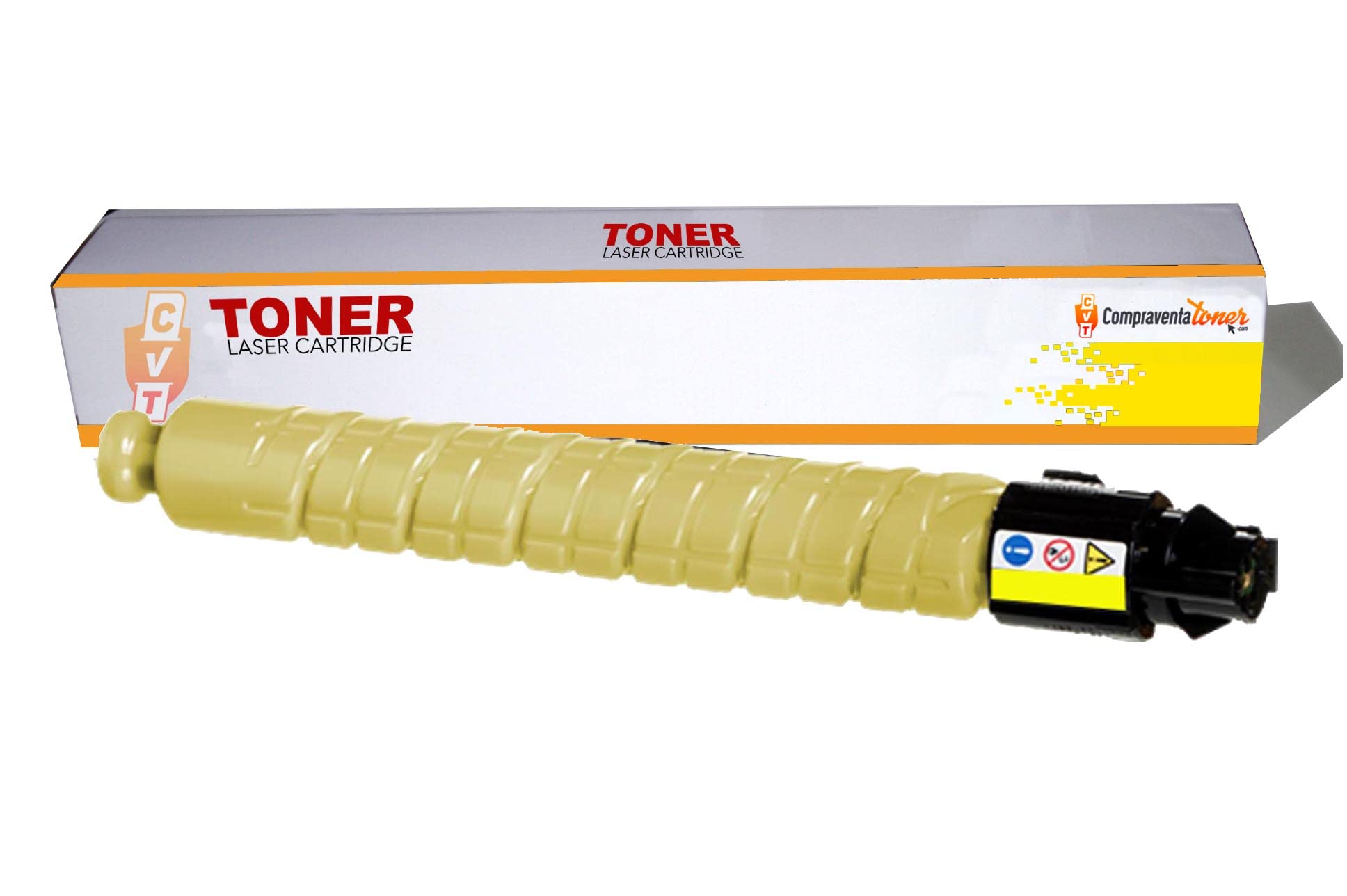 CVT - Pack 4X Toner genéricos MP-C300 / MP-C400 / MP-C401 Reemplazo Compatible para Ricoh Aficio 841550, 841551, 841552, 841553