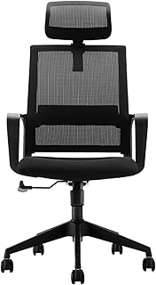 XIONGSHI Silla Ergonómica Oficina con Respaldo Alto, Silla Escritorio para Computadora con Reposacabezas y Soporte Lumbar para el Hogar y la Oficina