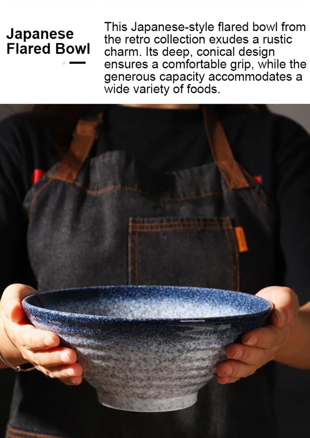 Keramik-Nudelschalen-Set (2-teilig), Ramen-Suppenschale den Esstisch Hause