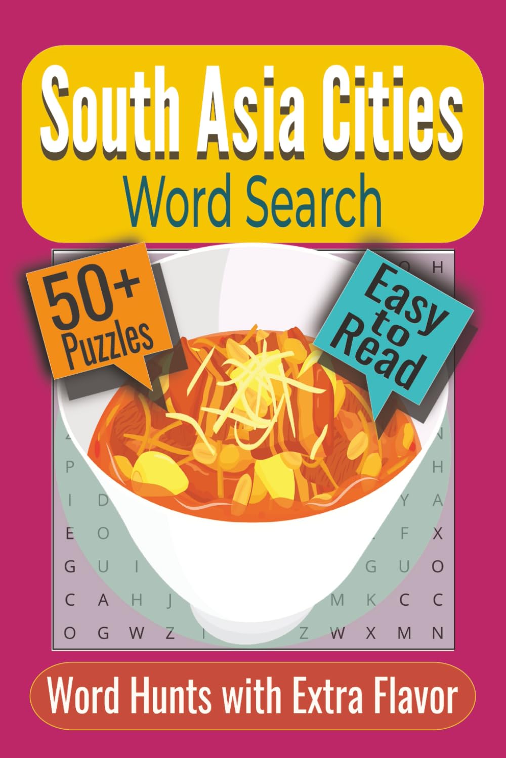 South Asia Word Search Puzzle Book: Puzzles featuring South Asian Cities, Regions, and Districts