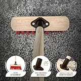 TDBS The Dustpan and Brush Store 3-Pack Plastic Broom Bracket, 2 Screw Holes Heavy Duty Broom Handle Bracket to Support Fixed Push Broom Handle, 15/16” (23mm to 24mm Diameter) Broom Head Bracket - Image 4
