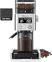 Vista 1 de MOKKOM Molinillo de café con báscula de café extraíble a través de conectividad Bluetooth, molinillo de granos de café cónico antiestático, 31