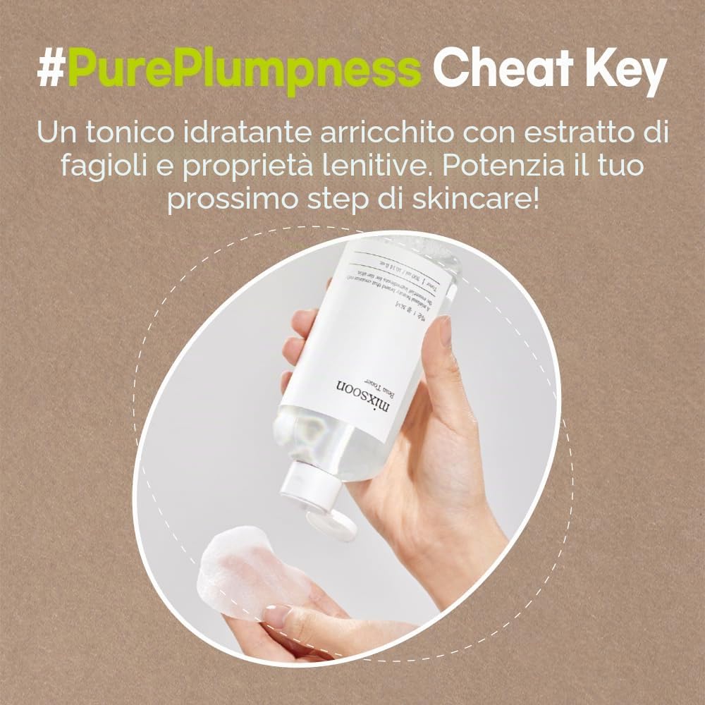 Bean Toner - Per texture levigata e glow sano, 100ml