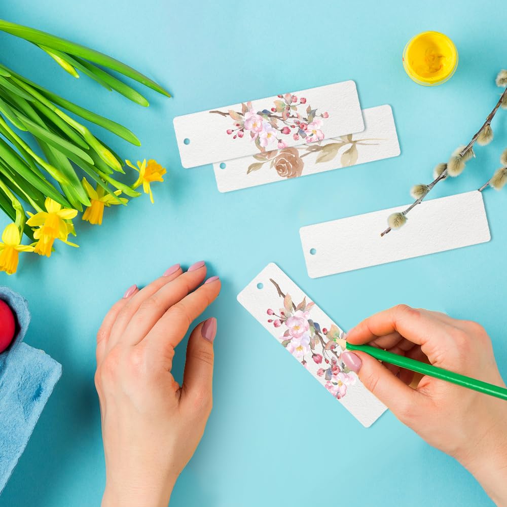 Carta Acquerello 300 G/m² - 100 Fogli 5x15 Cm, Cotone, Per Pittura E Biglietti Fai Da Te - Foto 6